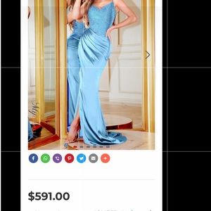 Portia and Scarlett baby blue size 8/10 dress